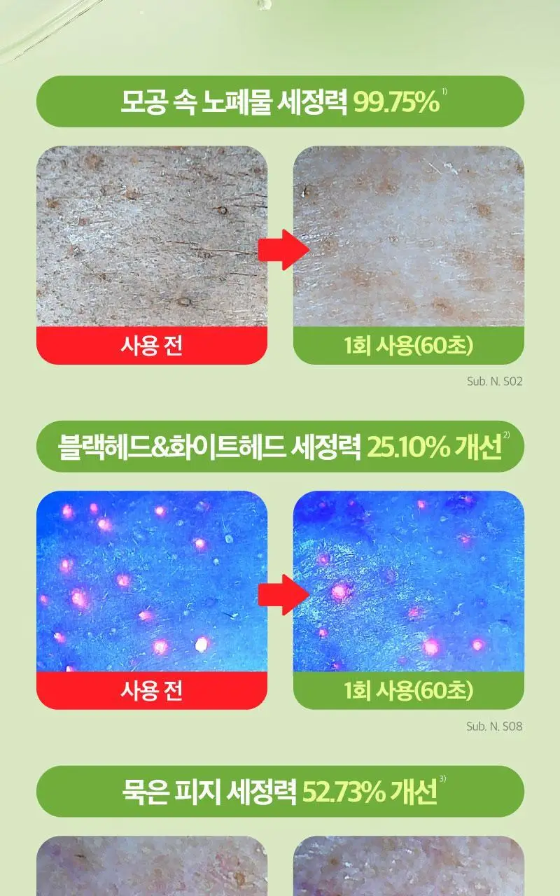 [모공개선] 리덴스 청포도 포어 스케일링 클렌징오일 200mL 상세페이지 18